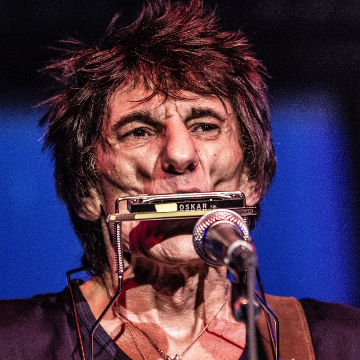 Ronnie Wood at the Jimmy Reed Tribute Show at Cutting Room NYC October 10, 2015 [Michael Beck]