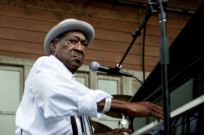 Henry Gray at Chicago Blues Festival, 2010